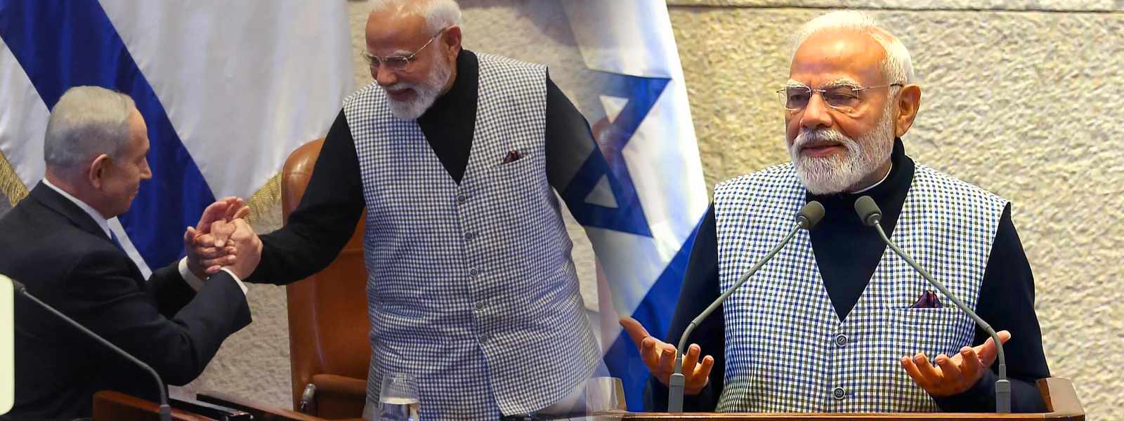 ඉශ්‍රායල පාර්ලිමේන්තුව ඇමතූ ප්‍රථම ඉන්දීය අගමැති